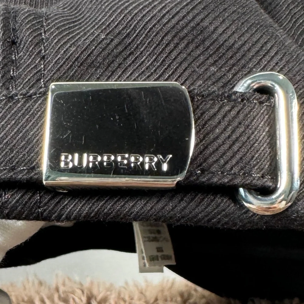 Burberry Horseferry-Motif Canvas Baseball Cap
